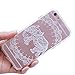 iPhone 6s Case, FiveBox 3-Pack Ultra Slim [Shockproof] Silicone TPU Gel Clear Case Cover, Christmas Tree Flower/Henna White Floral/Elephant Pattern Hard Back Protective Case for iPhone 6, iPhone 6s