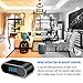 Hidden Camera Clock, WiFi Spy Security Camera Indoor, 1080P Nanny Cameras and Hidden Cameras with Night Vision and Motion Detective, Perfect 150 Angle Camera Alarm Clock for Home and Office