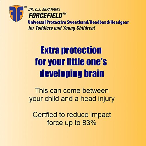 Toddler Safety Fall Protection Sweatband by Forcefield - Soft Helmet Head Gear Alternative - This is The one Children wear - Impact Certified Strong Protective Safety Reduces Impact up to 83% (Pink)
