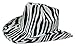 Zebra Print Cowboy Cowgirl Felt Hat