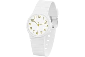 CKV Kids Analog Watches for Girls Boys Children Watches with Luminous Easy to Read Learning Time, Soft Band, 30M Waterproof Child Watch, Great Birthday Gifts for Ages 3-12 Kids