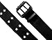 Enimay Designer Double Hole Canvas Belt Black Buckle Black X-Large