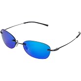 Maui Jim Men's and Women's Ohai Polarized Rimless Sunglasses