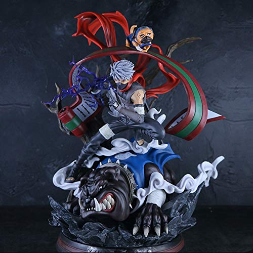 yzz-Figura-de-Naruto-Kakashi-Anbu-Raeche-Sharonyan-gk-Ninja-Dog-Estatua-sper-Grande-Modelo-de-edicin-Limitada-decoracin