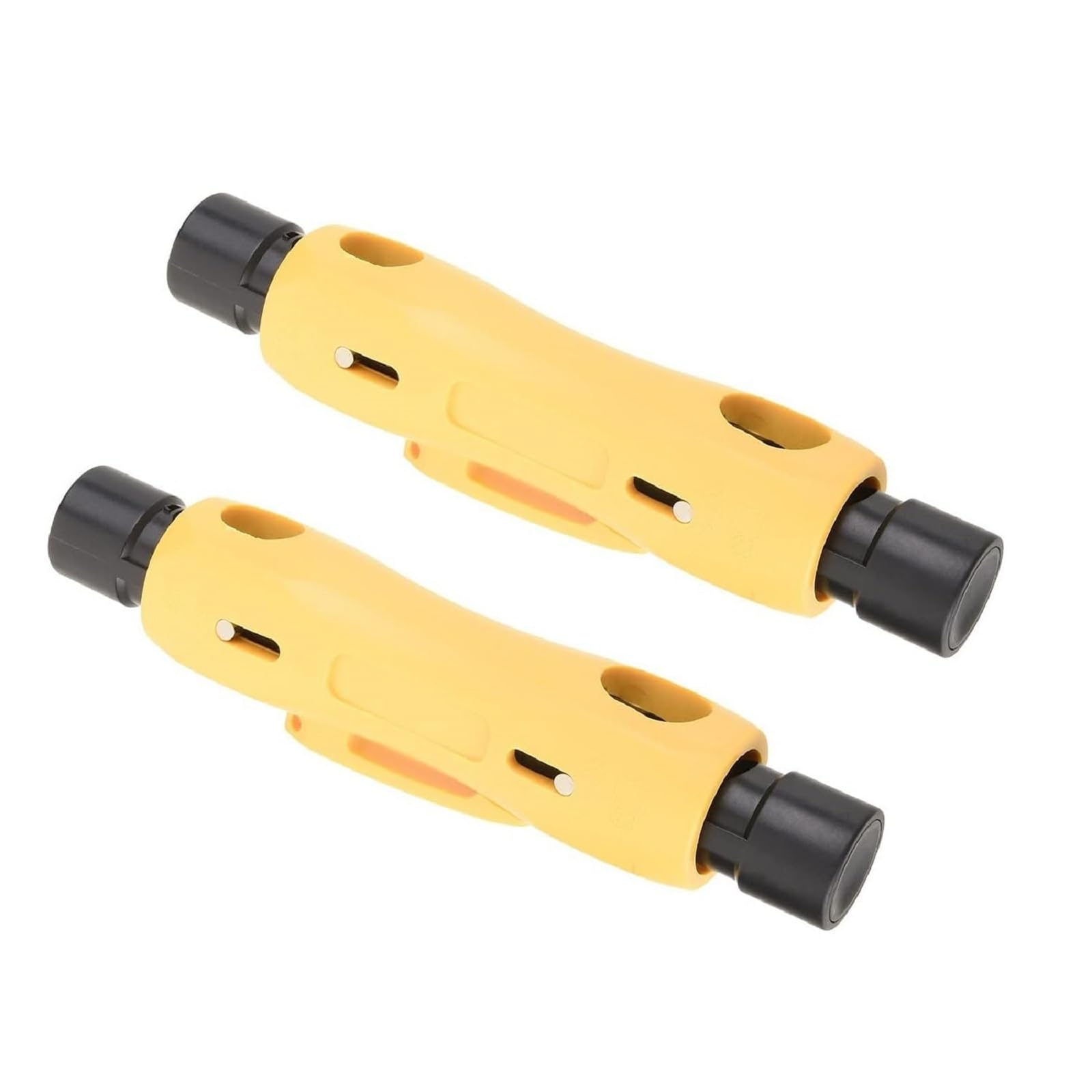 Utoolmart RG6 RG11 Coaxial Cable Stripper, Double Ended Coax Stripping Wire Cutter for RG7/11 and RG59/6 or RG6 2Pcs