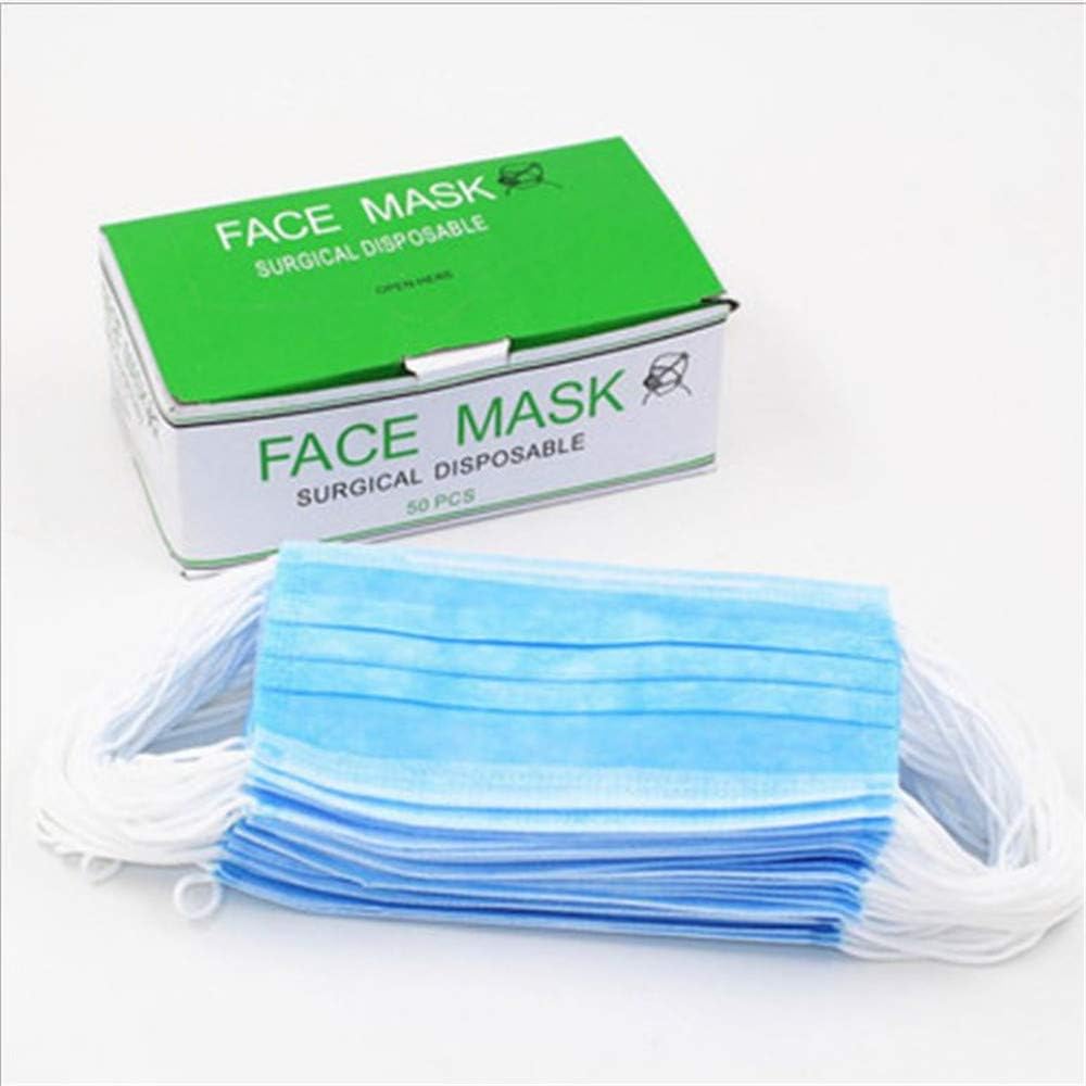 Juanquan Disposable Non-woven Mask Medical Dust Mask Anti-fog Venting Mask Pack of 2