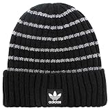 adidas Men's Originals National Knit Beanie, Black/Heather Grey, One Size