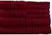 Lavish Home 8 Piece 100% Cotton Plush Bath Towel Set Burgundy