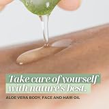Oïléna Pure Aloe Vera Macerated Oil 250ml Cellular Regenerator Hair Body view 4