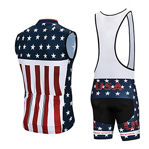 image for Weimostar Men Cycling Jersey Vests Sleeveless Bike Shirts MTB Bicycle 