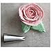 GOOTRADES 7 Piece Leaf Piping Tips Cake Decorating Supplies & 1 Silicone Pastry Bag