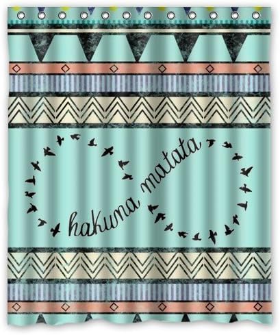 Aztec Classic Pattern 60"(w) x 72"(h) Bath Shower Curtain