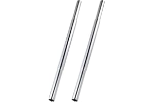 MingQiEven 2 or 4 Pieces Golf Club Shaft Extensions, 0.6 Inch Steel Suitable for Iron and Wood Clubs, Essential Repair and Upgrade Kit