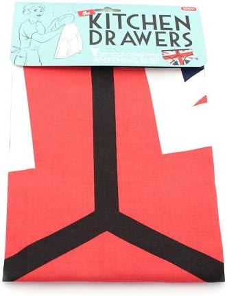 Kitchen Drawers Union Jack Y Front Pants Novelty Tea Towel By