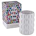 Beautiful Hand Crafted Ceramic Utensil Holder - Gorgeous Glossy White - Utensil Crock - Kitchen Caddy Organizer - Kitchen Tool Holder - Designer Crock For Spoons & Spatulas - 7 x 5 inch