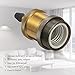Tomshine E26 E27 Adapter Lamp Light Socket Replacement, Ceramics Screw Fire Heat Resistant Up to 500℃ No Fire Hazard, Metal Brass Finished Edison Retro Bulb Pendant Lamp Holder Medium Screw (6 Pack)