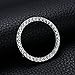 WINOMO Car Engine Start Stop Button Ring Crystal Bling Rhinestone Car Decor Accessories