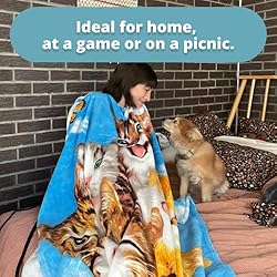 Dawhud Direct Kitten Fleece Blanket - Queen Size