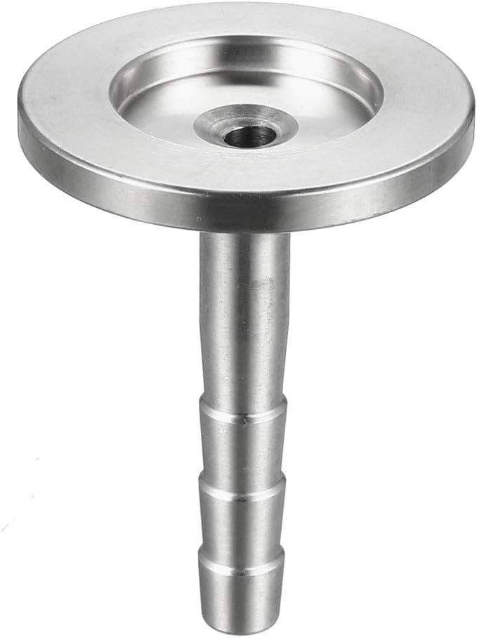 sourcing map Clamp Hose Adapter 1.181 Inch Flange to 1/4 Inch Hose Barb Fitting 2 Pcs, 1/4" - Image 5