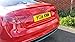 US85 Audi Sport 3D Ring Luggage Lid Adhesive Logo Emblem Badge Sticker Decoration Accessories (Gloss Black)