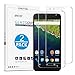 OMOTON Tempered Glass Screen Protector for Google Nexus 6P-5.7Inch, 2 Pack