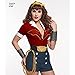 Simplicity 8196 DC Comics Women's Bombshell Wonder Women Halloween and Cosplay Costume Sewing Pattern, Sizes 6-14