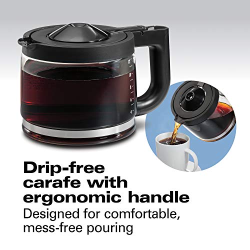 Hamilton Beach Professional Programmable Drip Coffee Maker, 12 Cup