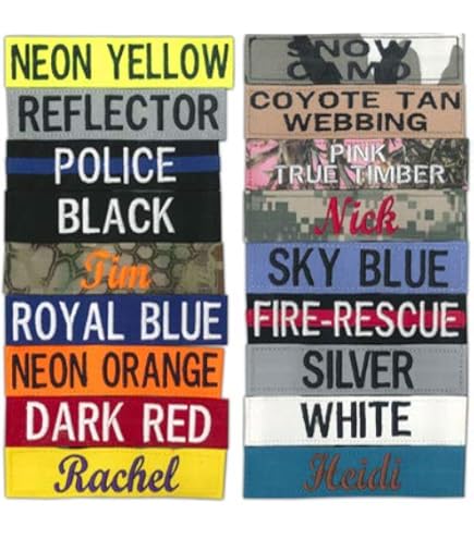 2 Piezas Parche Bordado Personalizado Con Etiqueta De Nombre De