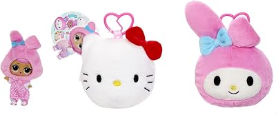 L.O.L. Surprise Loves Hello Kitty Reversible Plush Surprise 6 Char Collectible