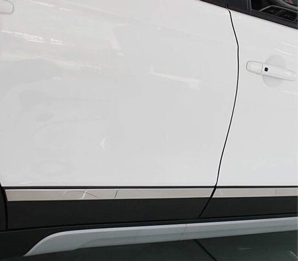 Stainless Steel Car Body Side Door Molding Trim Cover For Suzuki Sx4 S-Cross SX4 Crossover 2014 2015 2016