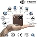 UO Smart Beam Laser, CES Awarded Portable Mini Projector, 1280x720HD, Focus Free Class 1 Laser, Wireless 2 hrs, Built in Speaker, MIRRORING Smartphone, Tablet, HDMI pc, Laptop, Video Game, Apple TV