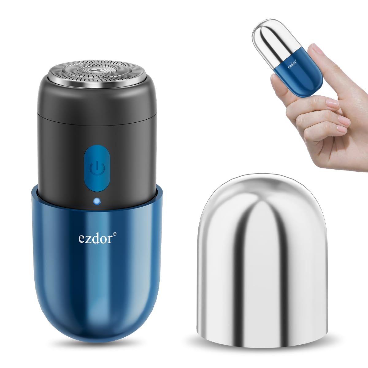 Unisex Mini Electric Shaver & Razor - Waterproof Rechargeable Portable | Powerful Cordless for Travel, Home & Business | Men & Women Grooming Essential