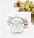 Le'raze Elegant Crystal Cupcake Candy Dish, Cookie's Holder, With Lid for Home/Office Decor Candy Jar