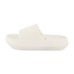 CUSHIONAIRE Women's Feather cloud recovery slide