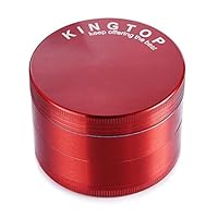 Herb Grinder Kingtop 4 Piece 2.36 Inch / 60mm Zinc Alloy Tobacco Spice Weed  Grinder Red | Amazon price tracker / tracking, Amazon price history charts,  Amazon price watches, Amazon price drop alerts