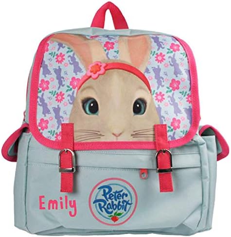 Personalised Official Lily Bobtail (Peter Rabbit) Satchel/Backpack-Christmas Fun (Assorted)