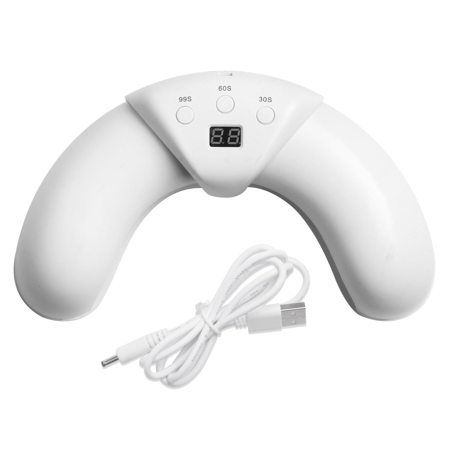 Fenshine Portable Gel UV LED Nail Lamp, 36W Professional Dryer, Gel Nail Polish UV Lamp with USB 3 Timer Auto Sensor (Retractable, Anti-Tanning)