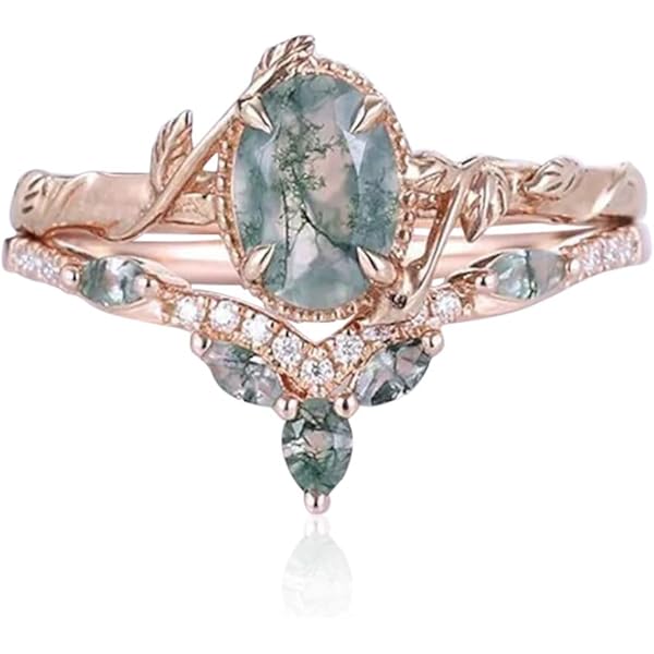 Anillo De Compromiso Celestial Inspirado En La Naturaleza Con Diamante Pera – Valley Rose