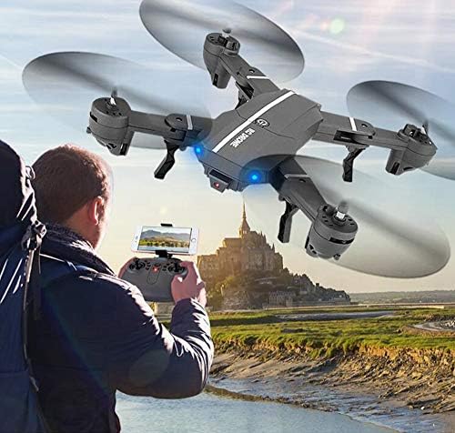 ERKEJI Drone Gravity induction Remote control foldable four-axis aircraft toy aircraft 720P Aerial photo real-time transmission WiFi FPV