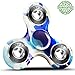 Fidget Spinner Prime - Hand Spinner - Office Desk Toys - Relieves Stress ADD, ADHD, Anxiety, and Autism - Durable Ceramic Bearings - 3 Min Spin - EDC Fidget Toys - Adults Kids - by Ombrace (Blue Camo)