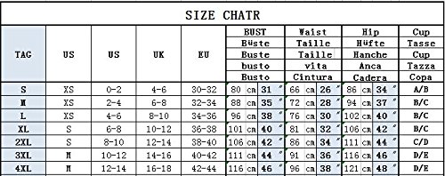 DFXIU Una pieza V profunda Tapete Relleno traje de baño Monokinis
