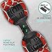 TechClic Spider Electric Hoverboard with Built-in Speaker and LED Side Lights Wheels self Balancing Scooter Dual Motors Hover Board UL2272 Certified (Red)