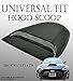 JDM Universal Car Black Hood Scoop Sport Racing AIR FLOW vent Cool FAST SHIP