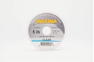 Maxima Fishing Line Leader Wheel, Clear, 5-Pound, 27-Yard