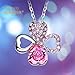 NEEMODA Necklace for Women Crystal Pendant Four-Leaf Clover Flower Jewelry Gifts for Her