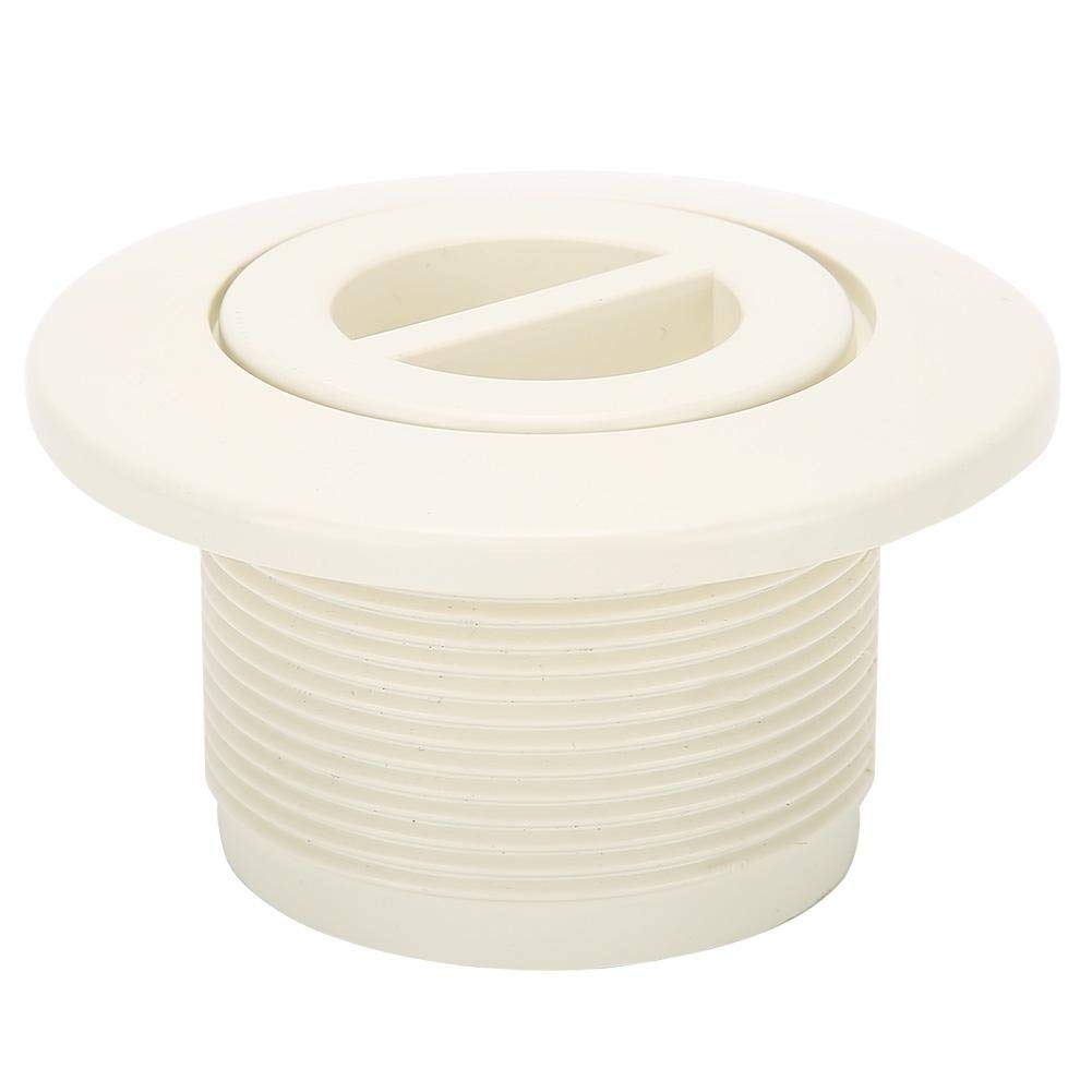 Fdit Pool Drain, 57mm/2.2in Thread Diameter G2 DN50 Swimming Pool Drain Swimming Pool Drain Spout Water Spout Draining Accessory Replacement Swimming Pool Fittings