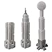 LiKee Upgraded 5MM 216 Pieces Magnets Sculpture Building Blocks Toys for Intelligence Learning -Office Toy & Stress Relief for Adults (Shiny Silver)