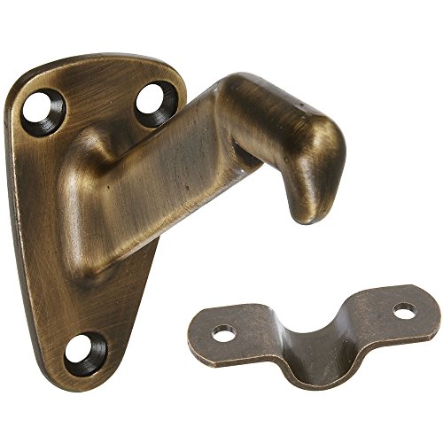 National Hardware S807-529 8025 Heavy Duty Handrail Brackets in Antique Bronze, 3"