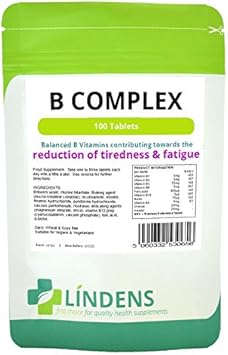 Vitamin B Complex (B1, B2, B3, B5, B6, B9, B12, folic Acid) Double Pack 200 tabs: Amazon.co.uk ...
