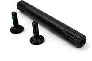 Cawla 8 Spline CHROMOLY BMX Spindle for 19mm Bottom Bracket (Set of 1Black)